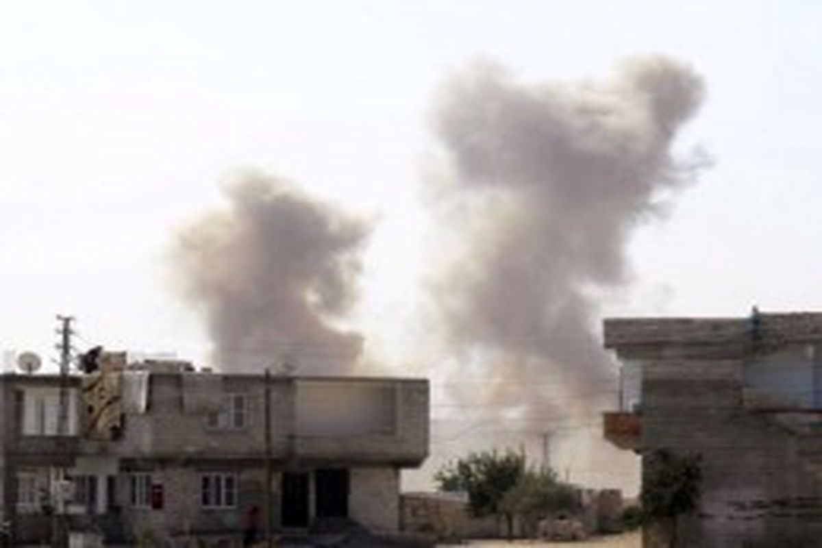 انفجار تروریستی در شهر بنش در ریف ادلب سوریه 