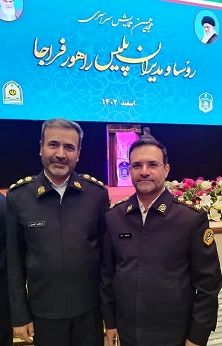 رئیس پلیس راهور شهرضا، رتبه برتر پلیس راهور در کشور را کسب کرد