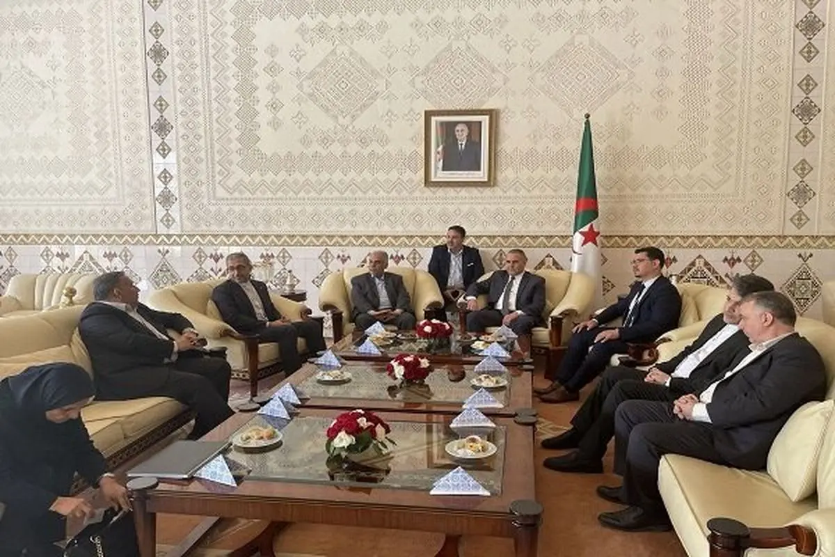 معاون ارشد وزیر مالیه الجزایر از سرپرست وزارت اقتصاد ایران استقبال کرد