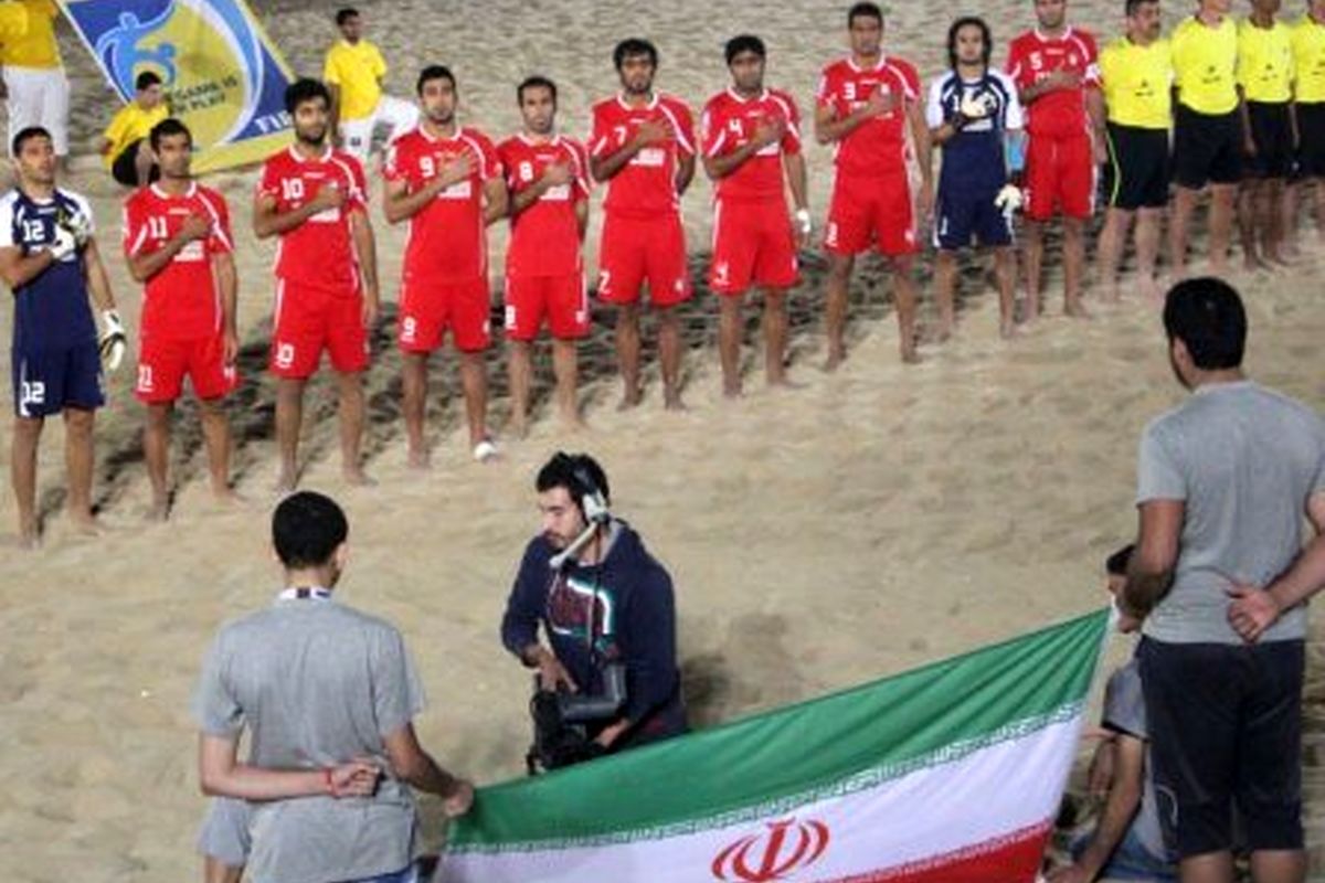 کسب سه عنوان توسط ملی‌پوشان ساحلی ایران