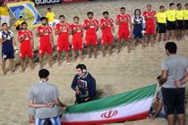 کسب سه عنوان توسط ملی‌پوشان ساحلی ایران