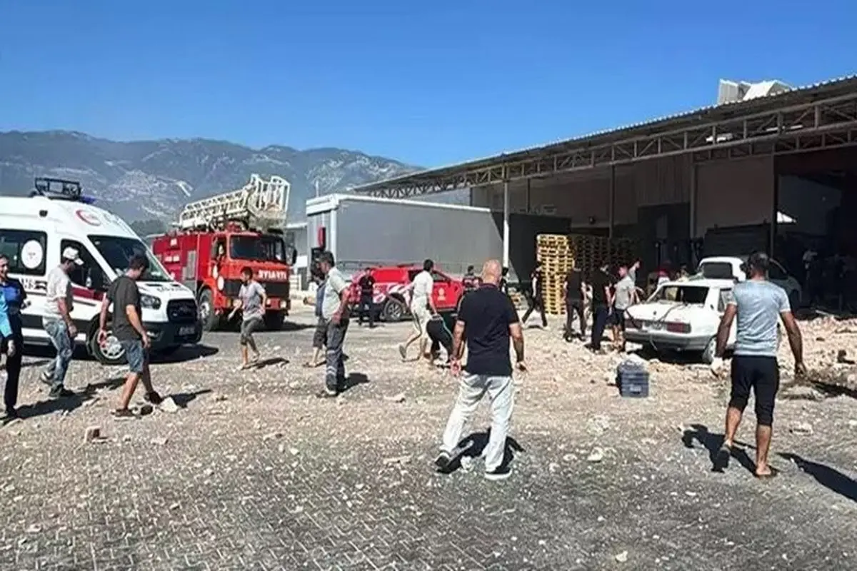 انفجار در بازار عمدهفروشی آنتالیا یک کشته و سه زخمی بر جای گذاشت