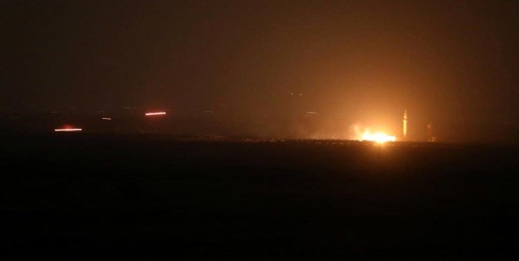 محل استقرار نظامیان آمریکا در سوریه مورد حمله قرار گرفت