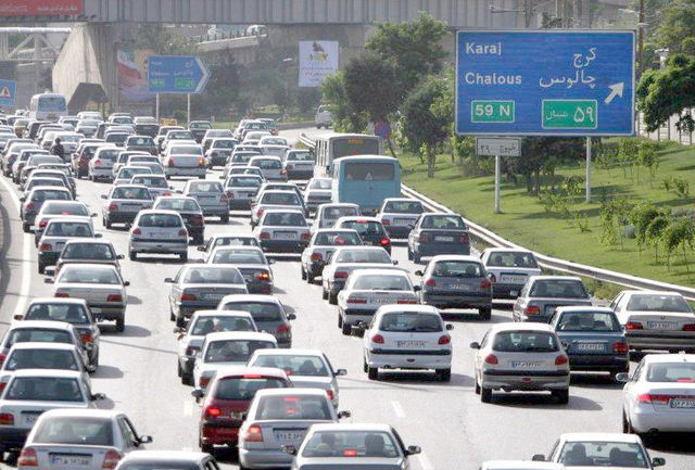 آخرین وضعیت ترافیکی جاده ها/ ترافیک سنگین در آزاد راه تهران-کرج 