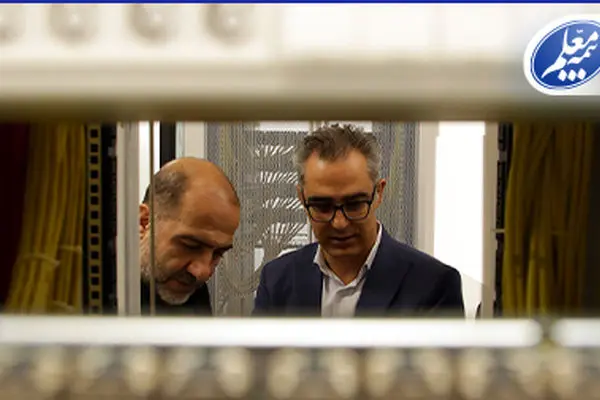 بازدید سرپرست بیمه معلم از نصب و راه اندازی مرکز داده جدید آن