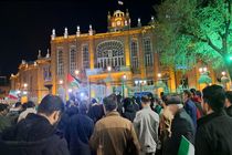 حمایت مردم تبریز از اقدام تنبیهی سپاه پاسداران علیه رژیم صهیونیستی+فیلم