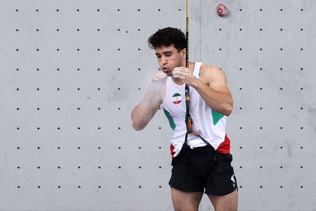 رضا علیپور به مرحله نیمه‌نهایی سنگنوردی انتخابی المپیک صعود کرد