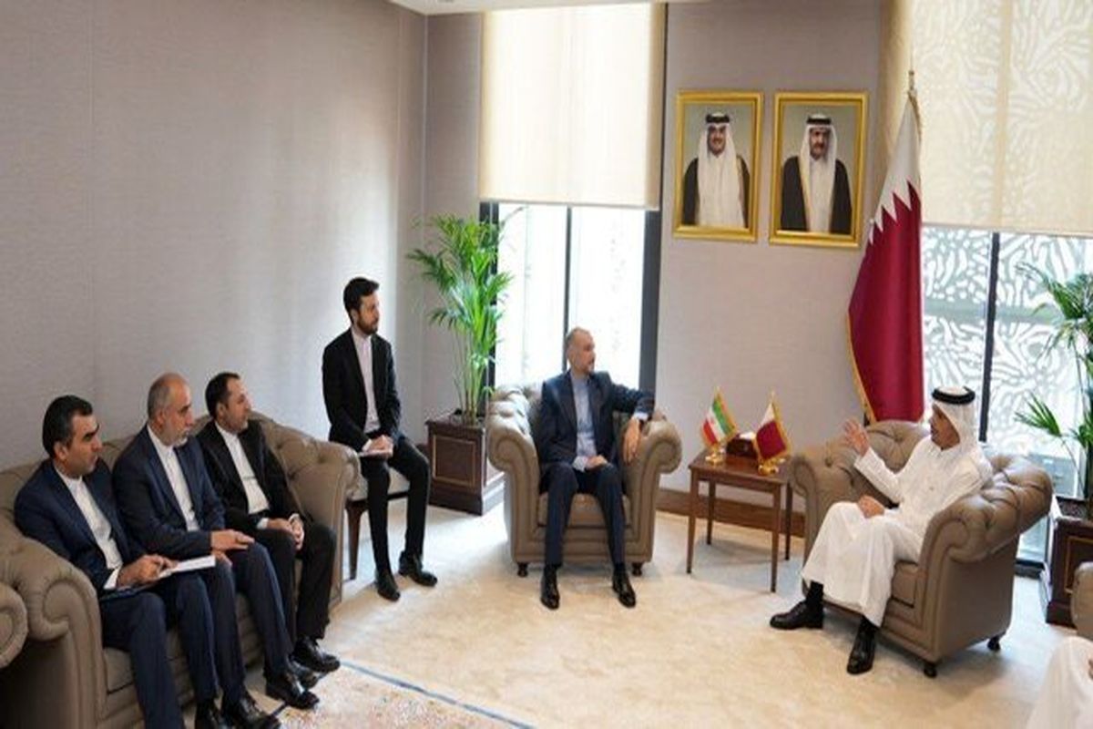 ایران و قطر بر استفاده از ظرفیت‌های مشترک برای توقف جنایات اسرائیل تاکید کردند