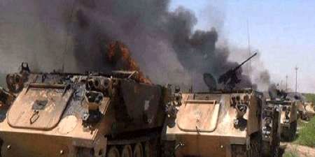 پنج دستگاه تانک ارتش عربستان در مرز یمن منهدم شد