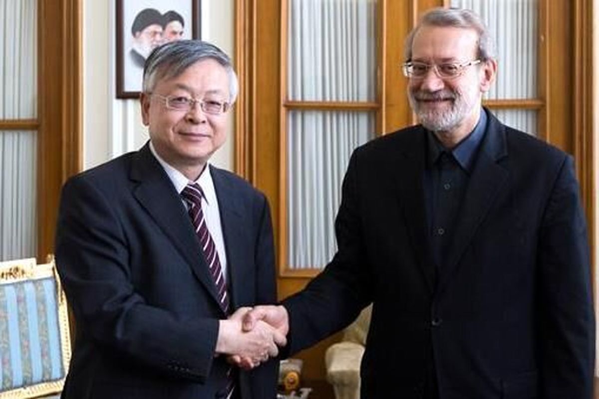 دیدار لاریجانی با سفیر چین در تهران 