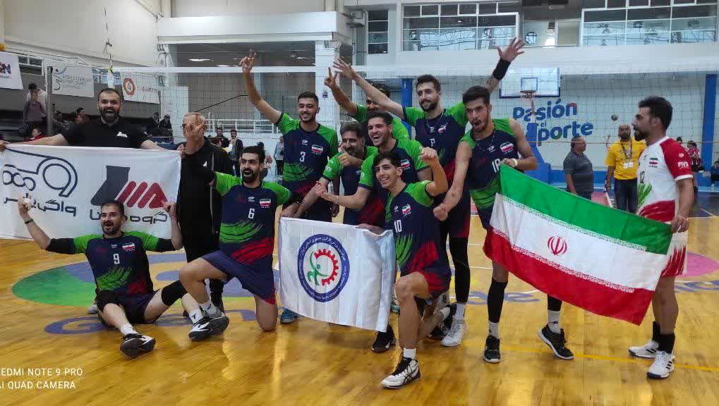 نماینده والیبال کارگری استان مرکزی قهرمان مسابقات جهانی شرکت‌ها در مکزیک 