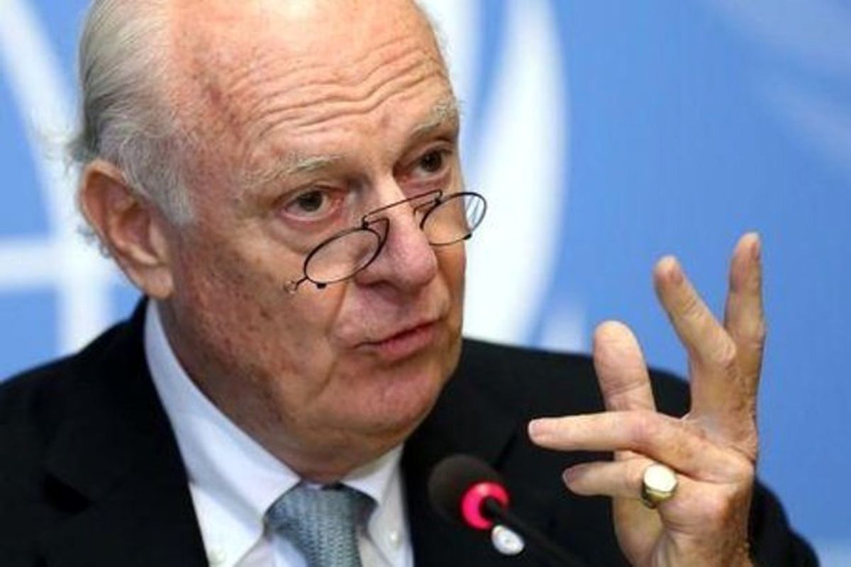 دی‌میستورا: مذاکرات ژنو بر انتقال سیاسی متمرکز است/ با اسد برگزاری انتخابات در سوریه ممکن نیست
