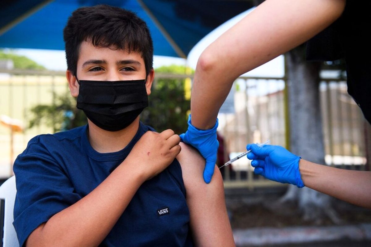 واکسینه شدن 78 درصد از دانش آموزان مینابی 