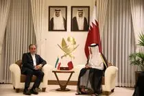 وزیر امور خارجه ایران با نخست‌وزیر قطر دیدار کرد