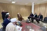 رئیس سازمان انرژی اتمی با آیت الله جوادی آملی در قم دیدار کرد