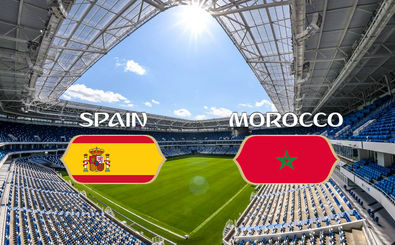 ترکیب اصلی تیم ملی فوتبال اسپانیا و مراکش اعلام شد