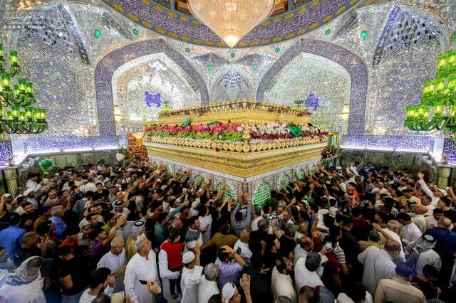 حضور ۳/۵ میلیون زائر در مراسم‌ جشن عید غدیر در نجف اشرف