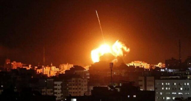 حمله جنگنده های رژیم صهیونیستی به جنوب نوار غزه