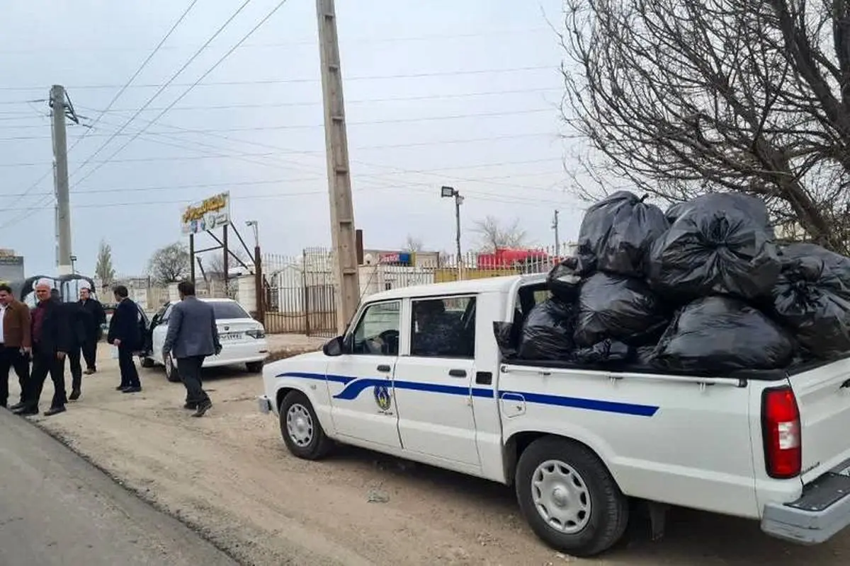 پاکسازی ورودی های شهر اردبیل