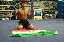 امید احمدی صفا به مدال نقره مسابقات جهانی کیک بوکسینگ رسید
