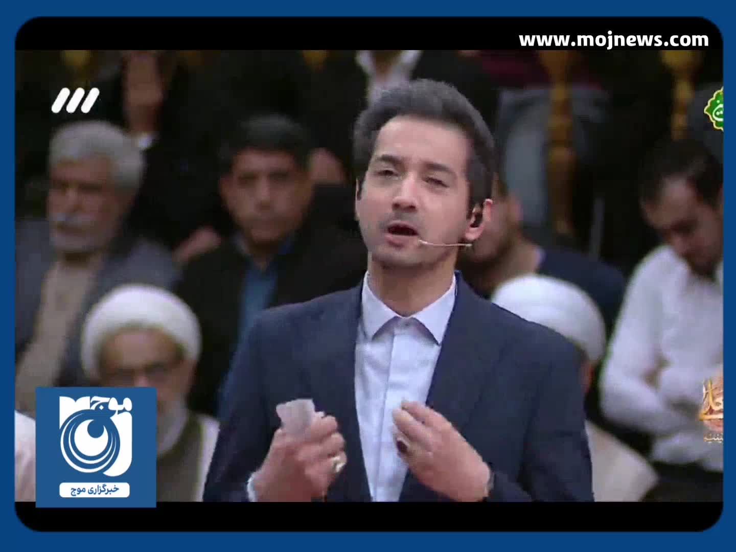 مراسم عمامه‌گذاری طلاب توسط شیخ زکزاکی در برنامه حسینیه معلی + فیلم