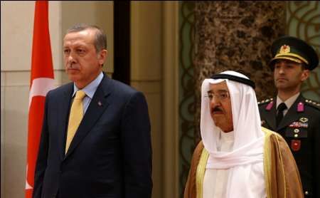 مذاکرات اردوغان با امیر کویت