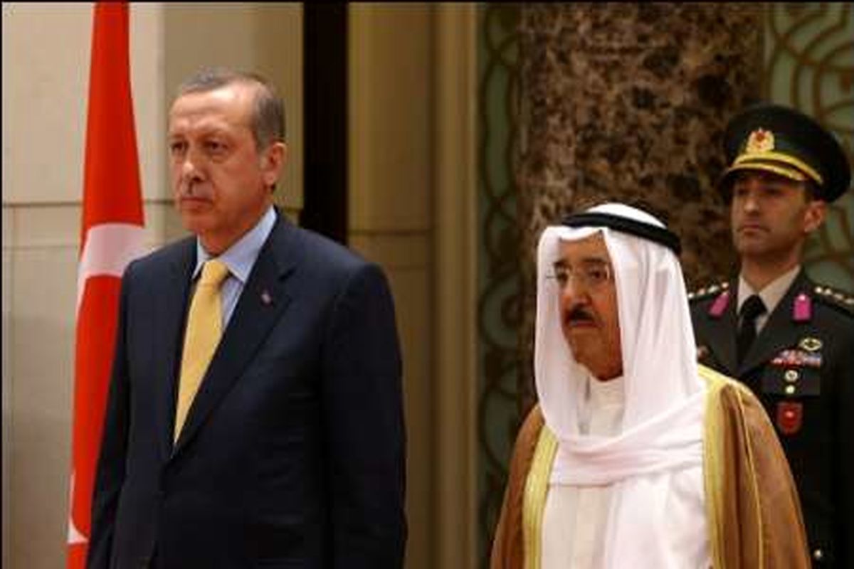 مذاکرات اردوغان با امیر کویت