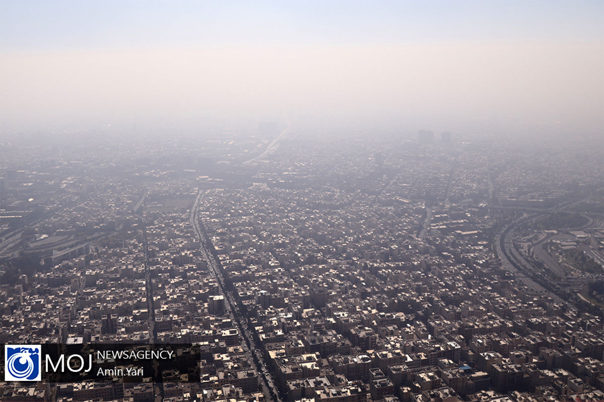 هوای تهران برای گروه های حساس جامعه آلوده شد