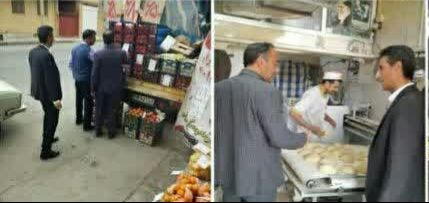 نظارت و بازرسی فروشگاه ها و نانوایی ها در سطح شهر یزد