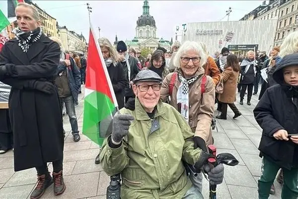 تظاهرات صدها سوئدی علیه نقض آتش‌بس در غزه