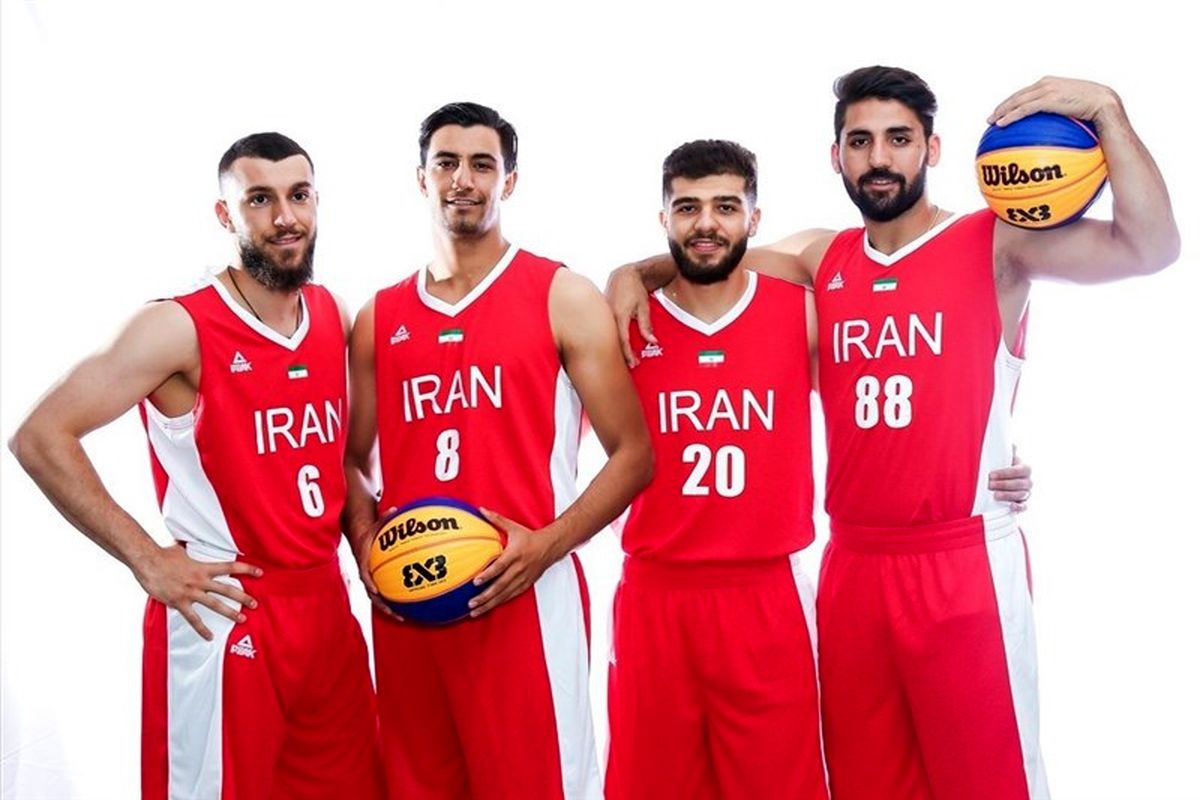 بسکتبال سه نفره ایران صدرنشین گروه خود در رقابت‌های کاپ آسیا شد