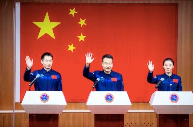 اعزام ۳ فضانورد چینی به ایستگاه فضایی "تیانه"