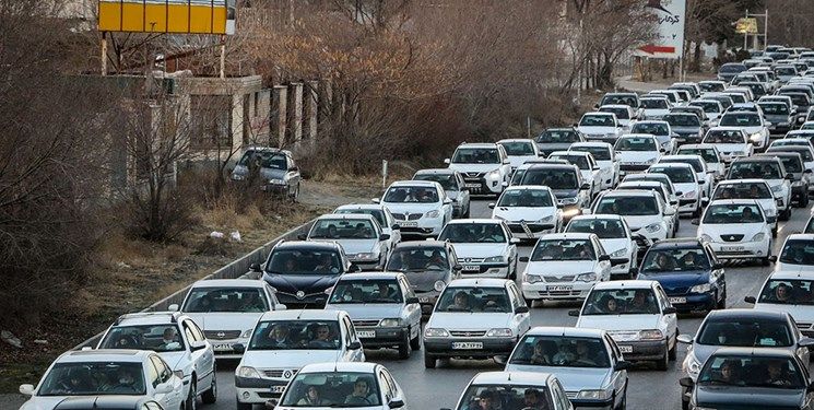ترافیک نیمه‌سنگین در ورودی کلانشهر تهران
