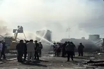 آتشسوزی مهیب در پمپ بنزین اربیل عراق مهار شد