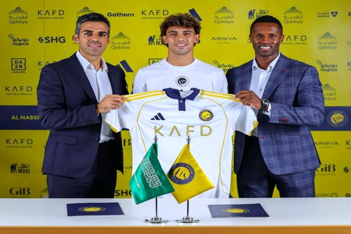 النصر از ژائو فلیکس ۳۵ میلیون یورویی رونمایی کرد
