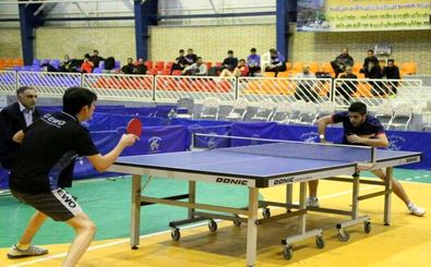 رقابت های تنیس روی میز به میزبانی استان قم برگزار خواهد شد