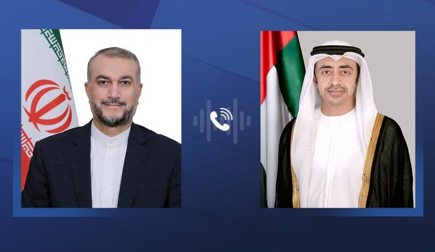 وزرای خارجه ایران و امارات گفتگوی تلفنی کردند