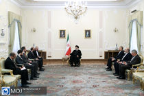 دیدار وزرای خارجه جمهوری آذربایجان و ارمنستان  با رئیس جمهور