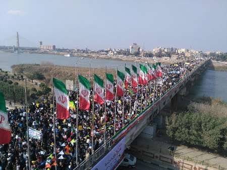 راهپیمایی ۲۲ بهمن در ۱۲۰ نقطه از خوزستان برگزار می‌شود