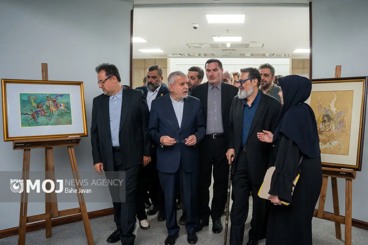 افتتاح نمایشگاه «همای نکارگری ایران»