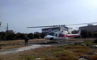 انجام دو مأموریت امداد و نجات بالگرد اورژانس مازندران در یک روز
