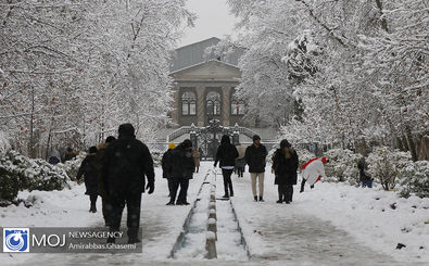 هیچ یک از معابر اصلی پایتخت به علت بارش برف مسدود نشده است