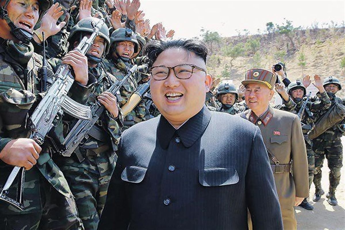 سرکشی رهبر کره شمالی از توپخانه نزدیک مرز کره جنوبی