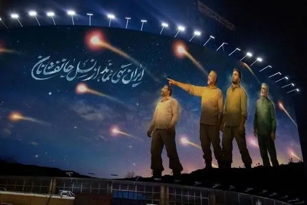 دیوارنگاره جدید میدان ولی‌عصر (عج) با یاد سردار شهید طهرانی‌مقدم رونمایی شد