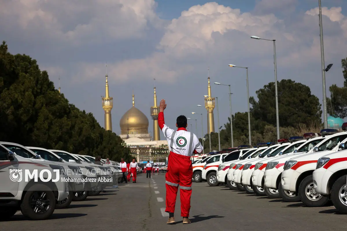 رزمایش نوروزی جمعیت هلال احمر