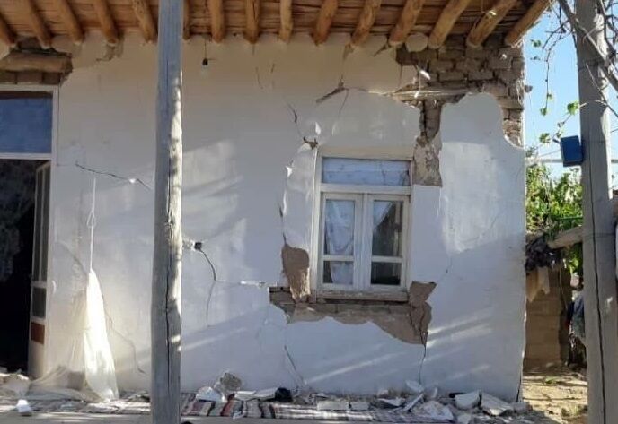 42 واحد مسکونی بر اثر زمین لرزه در هزار جریب آسیب دیدند