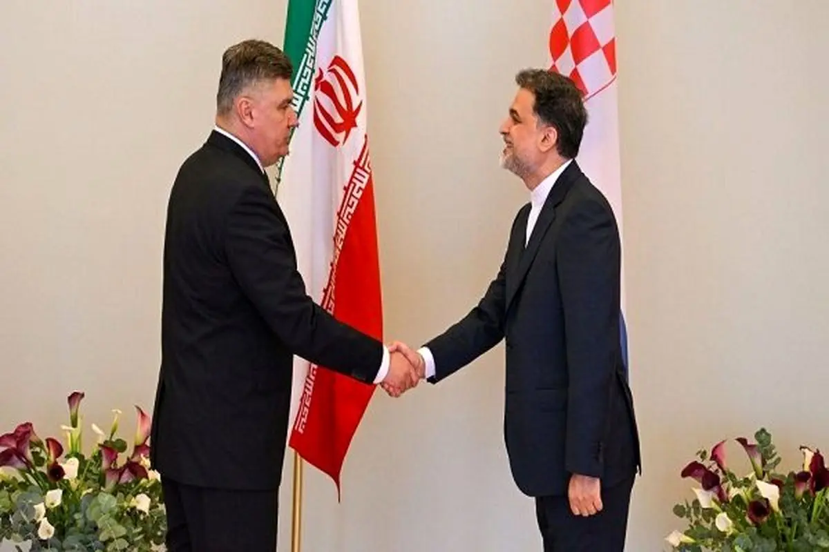 سفیر جدید ایران استوارنامه خود را به رئیسجمهور کرواسی تقدیم کرد