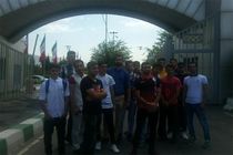 بازیکنان تیم «ب» پرسپولیس مقابل وزارت ورزش تجمع کردند