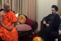 سید حسن خمینی با رهبر بوداییان سریلانکا دیدار کرد