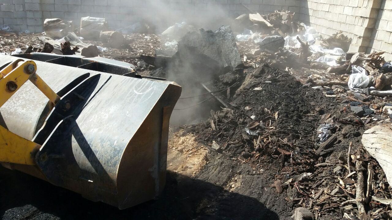 تخریب ۲۰ حلقه چاه غیر مجاز تولید زغال در نجف آباد